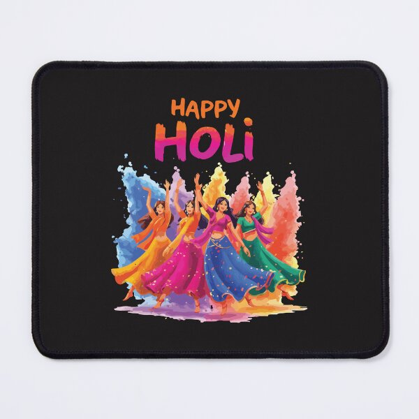 Item preview, Happy Holi Festival Color Splash Indian Celebration Dance designed and sold by kiralynstration.