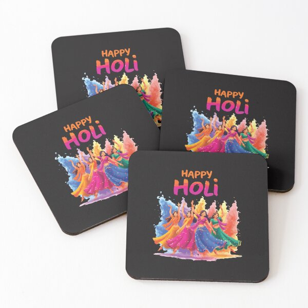 Item preview, Happy Holi Festival Color Splash Indian Celebration Dance designed and sold by kiralynstration.