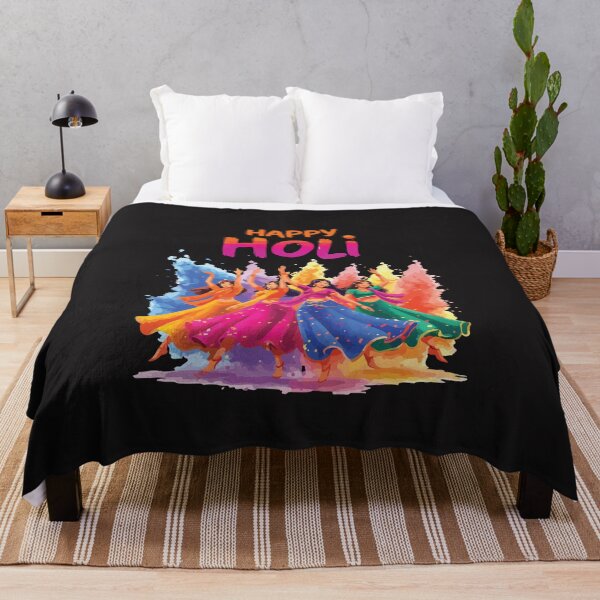 Item preview, Happy Holi Festival Color Splash Indian Celebration Dance designed and sold by kiralynstration.