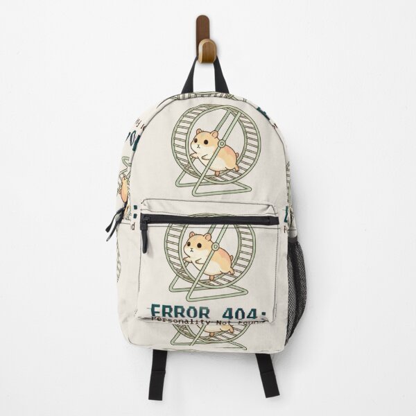 Item preview, ERROR 404 Personality Not Found Hamster Shirt – Stuck in a Wheel Humor Tee designed and sold by ZyxDes.