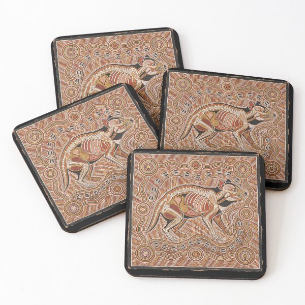 Item preview, Purinina Dreaming: Aboriginal Art Style Tasmanian Devil Art designed and sold by FreiherrPK.