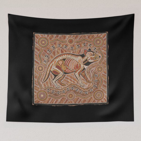 Item preview, Purinina Dreaming: Aboriginal Art Style Tasmanian Devil Art designed and sold by FreiherrPK.