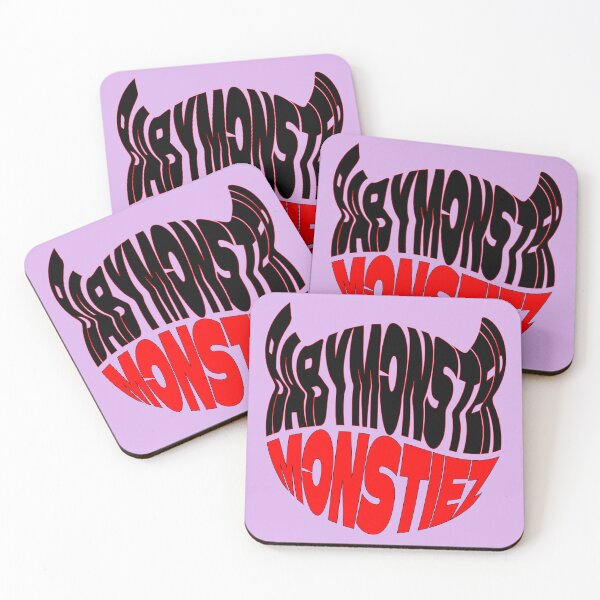 Item preview, Babymonster x Monstiez logo Black&Red ver. kpop designed and sold by ShiroHero.