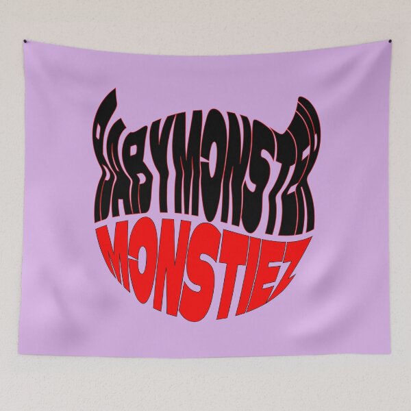 Item preview, Babymonster x Monstiez logo Black&Red ver. kpop designed and sold by ShiroHero.