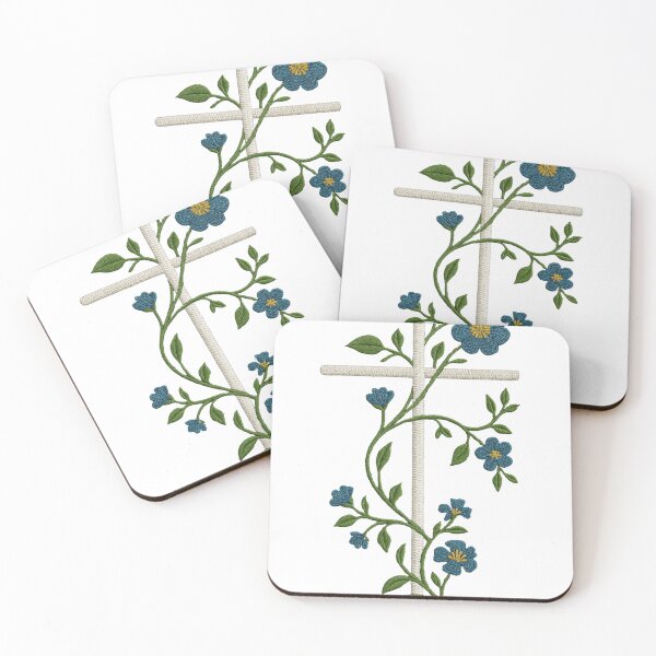Item preview, Floral Cross in Beautiful Spring Colors designed and sold by Bellynza.