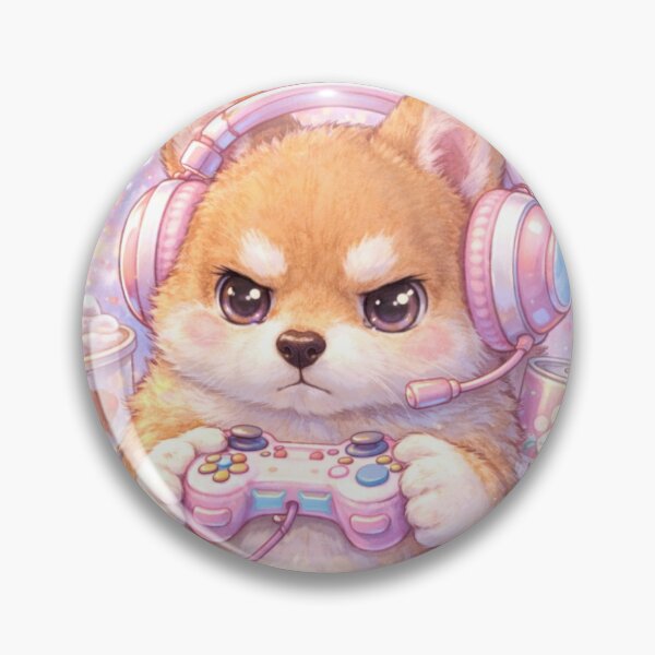 Item preview, Cute Gamer Shiba Inu – Do Not Disturb I’m Gaming Kawaii Gaming Dog designed and sold by SparkleYukiArt.
