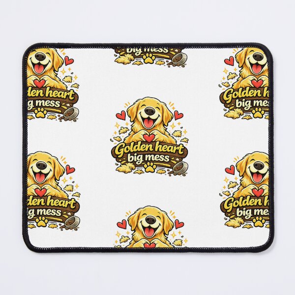 Item preview, Golden Heart Big Mess Funny Golden Retriever Gift designed and sold by WildVista.