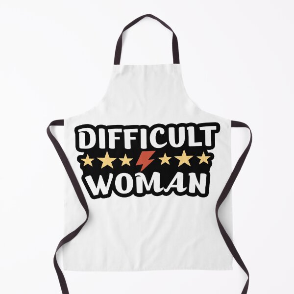 Item preview, Difficult Woman Minimalist Typography – Bold Feminist Statement Design designed and sold by OlizaPrint.