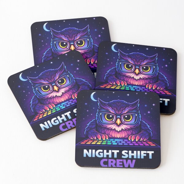 Item preview, Night Shift Crew Owl designed and sold by the-dovlat.