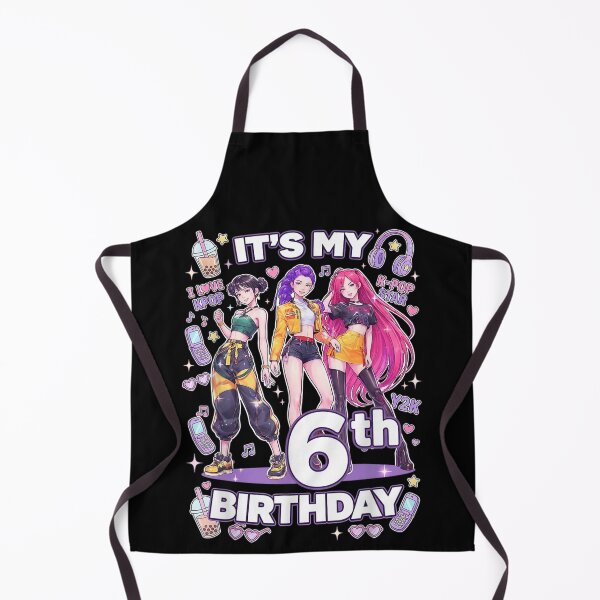 Item preview, It Is My 6th Birthday K-Pop Star Y2K Aesthetic Anime Girls designed and sold by Serene woods.