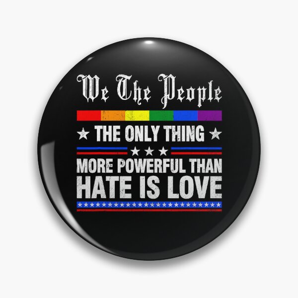 Item preview, The Only Thing More Powerful Than Hate is Love Men Women designed and sold by michealhunt1.
