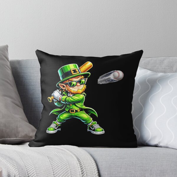 Item preview, Funny Leprechaun Playing Baseball St Patricks Day Mens Boys designed and sold by cherylcarney.