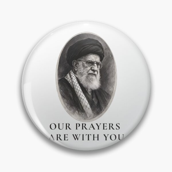 Item preview, Our Prayers Are With You, Peace Message, Iranian Heritage Solidarity, No War With Iran, Ali Khamenei designed and sold by InnerField.