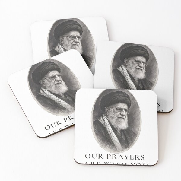 Item preview, Our Prayers Are With You, Peace Message, Iranian Heritage Solidarity, No War With Iran, Ali Khamenei designed and sold by InnerField.