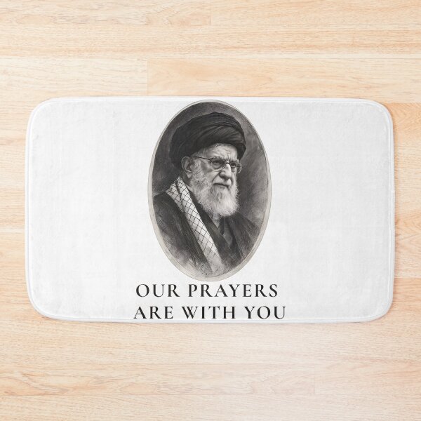 Item preview, Our Prayers Are With You, Peace Message, Iranian Heritage Solidarity, No War With Iran, Ali Khamenei designed and sold by InnerField.