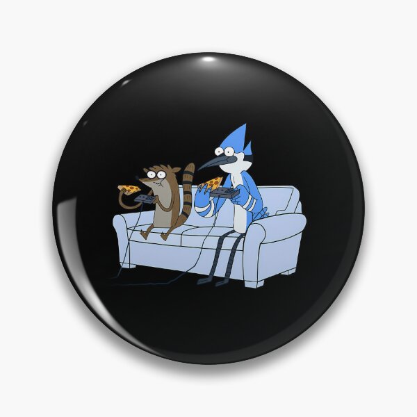 Item preview, Mordecai And Rigby Pizza And Video Games designed and sold by Cyda.