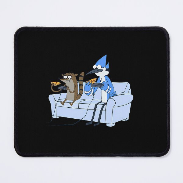 Item preview, Mordecai And Rigby Pizza And Video Games designed and sold by Cyda.
