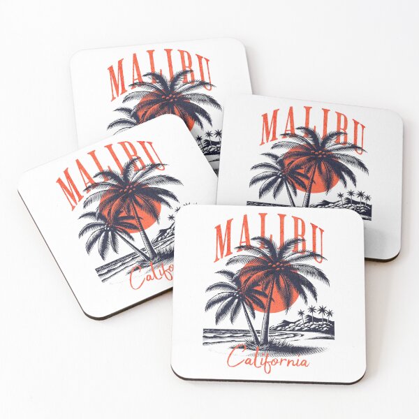 Item preview, Malibu California Vintage Beach Sunset designed and sold by Oniyasha.