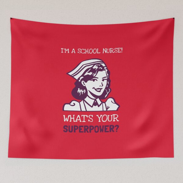 Item preview, I'm A School Nurse What's Your Superpower? designed and sold by LegendElite.