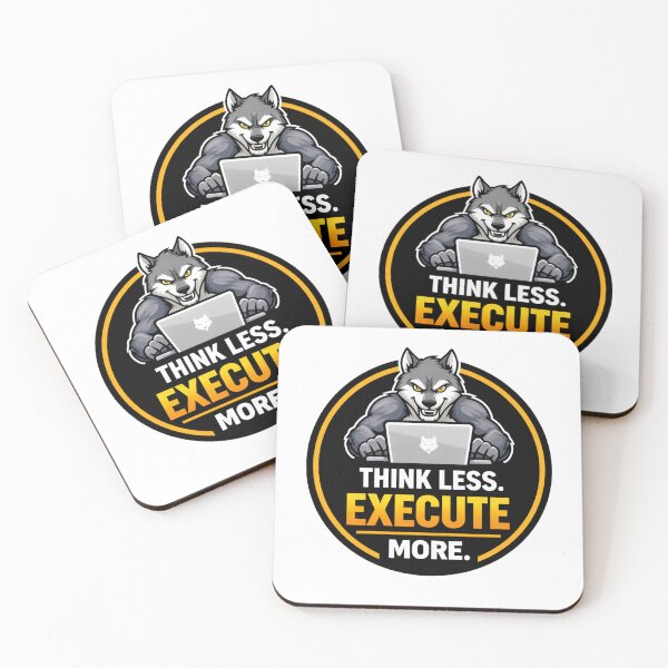 Item preview, Think Less Execute More designed and sold by the-dovlat.