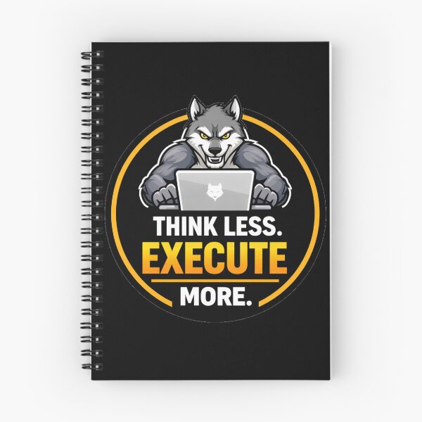 Item preview, Think Less Execute More designed and sold by the-dovlat.