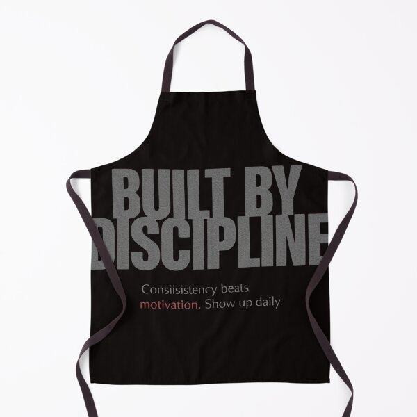 Item preview, Built by Discipline — Fitness Motivation Quote designed and sold by guchieworldcollection.