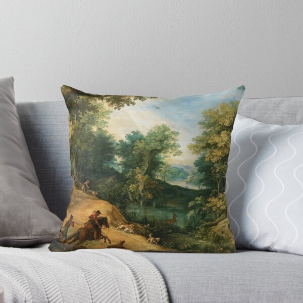 Artikelvorschau, Barocke Waldlandschaft mit Hirschjagd und Jägern entworfen und verkauft von TheSoulOfArt.