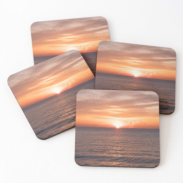 Item preview, Serendipity - Tiny Ship Kissing Omega Sunset on the Horizon designed and sold by Georgia Mizuleva.