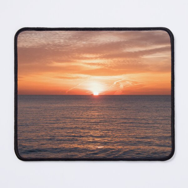 Item preview, Serendipity - Tiny Ship Kissing Omega Sunset on the Horizon designed and sold by Georgia Mizuleva.