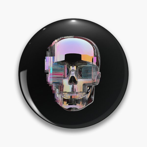 Item preview, skulll withh data glitchess designed and sold by XdbXXdbX.