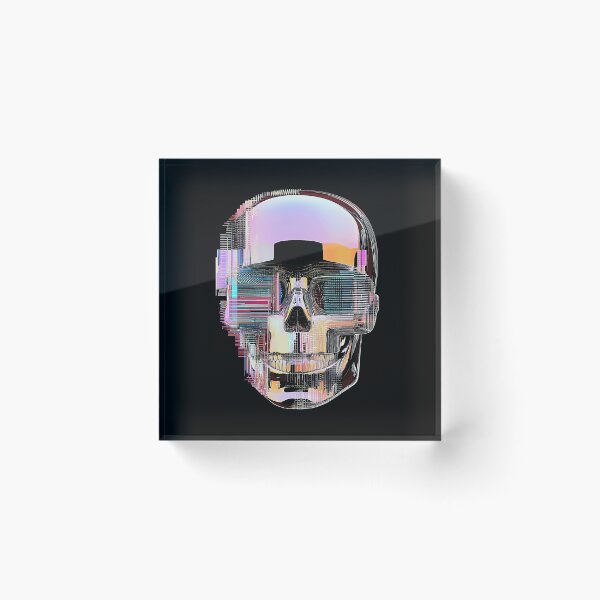Item preview, skulll withh data glitchess designed and sold by XdbXXdbX.