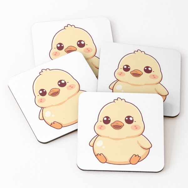 Item preview, Chubby Duck Kawaii Pastel designed and sold by PastelPaws Atelier.