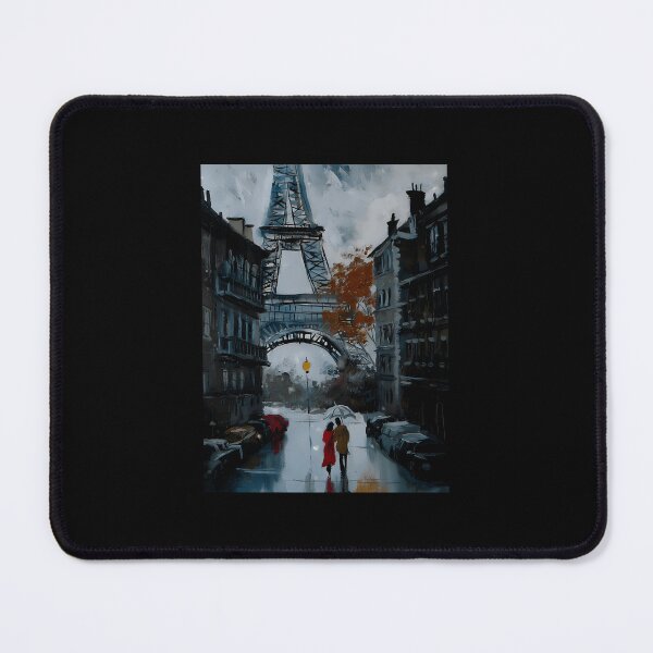 Item preview, Rainy Evening Stroll under the Eiffel Tower designed and sold by shehryart.