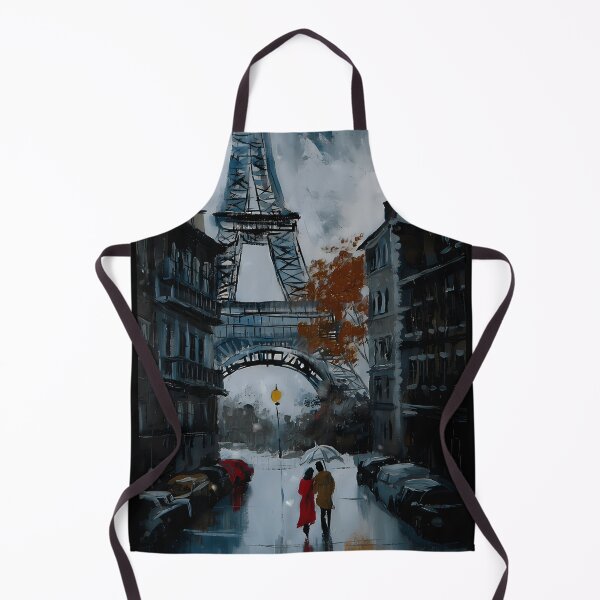 Item preview, Rainy Evening Stroll under the Eiffel Tower designed and sold by shehryart.