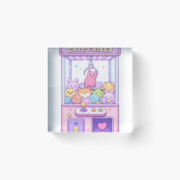 Item preview, Kawaii Claw Machine with Plush Toys – Cute Arcade Aesthetic designed and sold by DrizzyV.