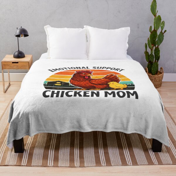 Item preview, Emotional Support Chicken – Funny Chicken Mom Retro Farm Shirt designed and sold by HubCreates.
