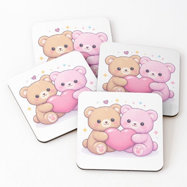 Item preview, Cute Teddy Bear with Heart – Kawaii Plush Toy Illustration designed and sold by DrizzyV.