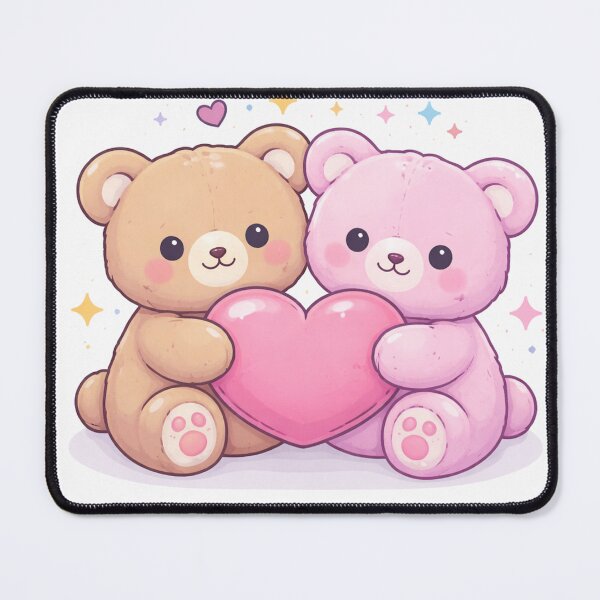 Item preview, Cute Teddy Bear with Heart – Kawaii Plush Toy Illustration designed and sold by DrizzyV.