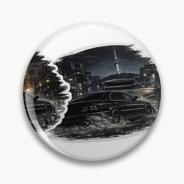 Item preview, Midnight Drift Series — Neon City VIP Sedan Sticker designed and sold by Wander Pop Studio.