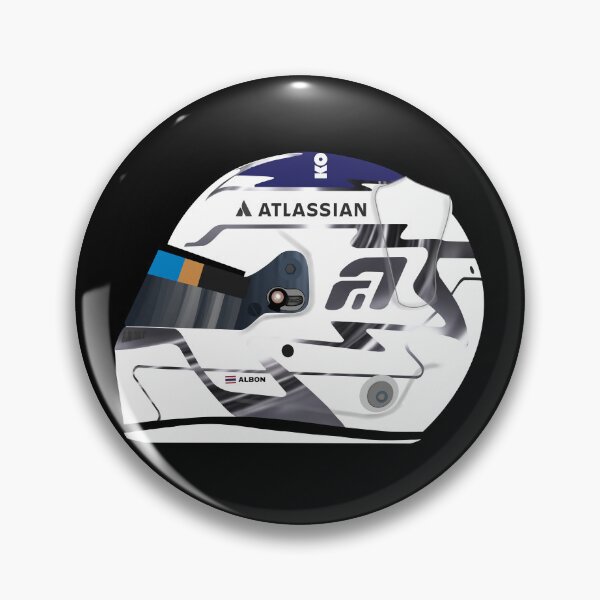 Item preview, Alex Albon F1 Helmet 2026 sticker  designed and sold by Pink Polar F1.