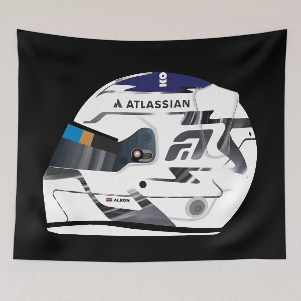 Item preview, Alex Albon F1 Helmet 2026 sticker  designed and sold by Pink Polar F1.