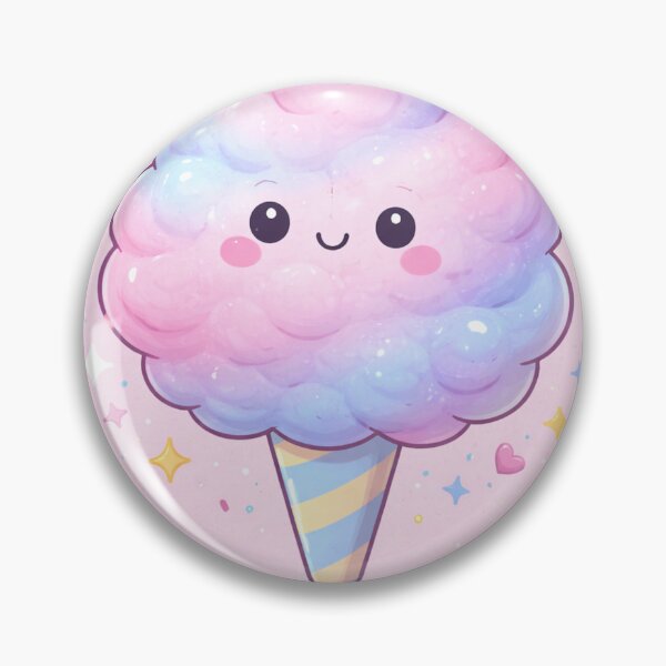 Item preview, Kawaii Cotton Candy – Cute Pastel Candy Illustration designed and sold by DrizzyV.