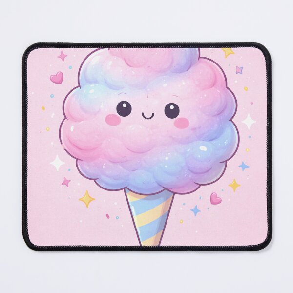 Item preview, Kawaii Cotton Candy – Cute Pastel Candy Illustration designed and sold by DrizzyV.