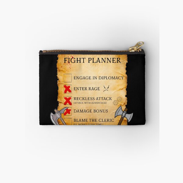 Item preview, Dungeons and Dragons Barbarian To-Do List - D&D designed and sold by Creative Quests.