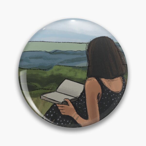 Item preview, The Reader in the Wildflowers designed and sold by aryas-palette.