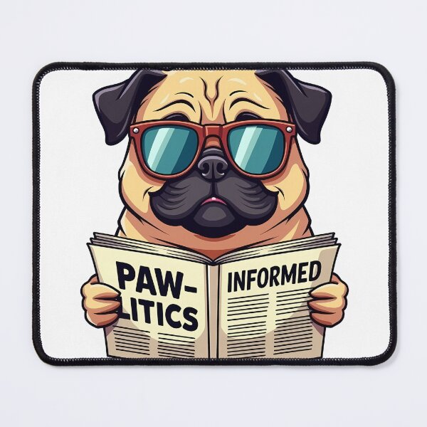 Item preview, Paw-litical Pug designed and sold by BysonDesigns.