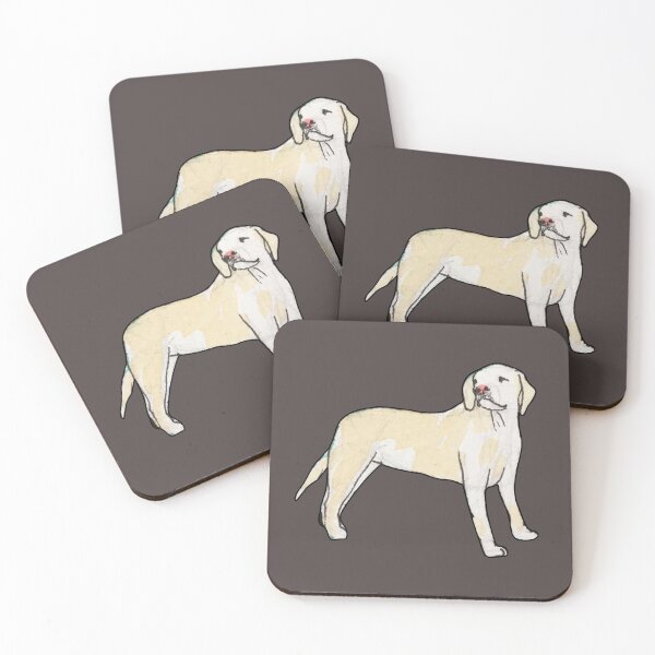 Item preview, Yellow Labrador Dog hand painted in watercolour designed and sold by Sheridanlongdog.