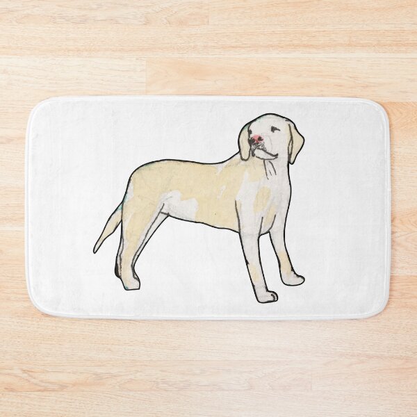 Item preview, Yellow Labrador Dog hand painted in watercolour designed and sold by Sheridanlongdog.