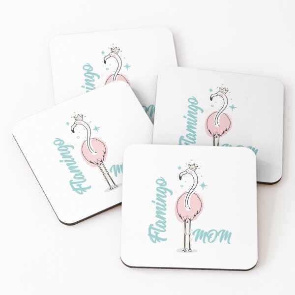 Aperçu de l'œuvre Maman Flamant Rose - Dessin d'un magnifique flamant rose - Cadeau mignon pour la fête des mères 2026 - Anniversaire créée et vendue par FunnySunny T-Shirts.
