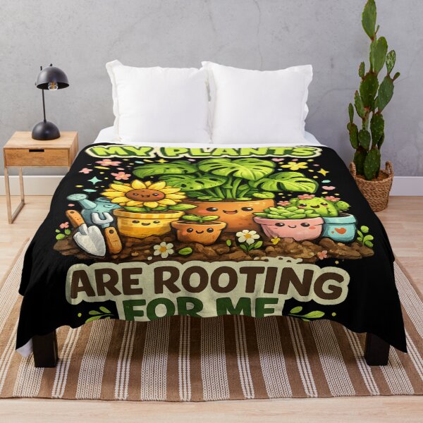 Item preview, My Plants Are Rooting For Me – Funny Gardener Plant Lover Design designed and sold by OlizaPrint.